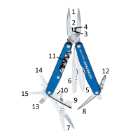 Alicate Leatherman Juice CS4 Glacier Blue